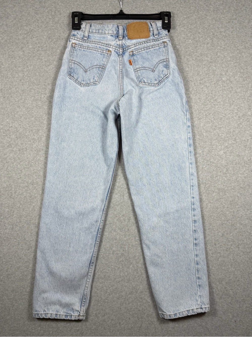 Vintage 90s Levi’s Orange Tab Light Wash Jeans Youth Size Slim 14